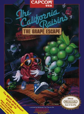 California Raisins - The Grape Escape (USA) (Proto 1) box cover front